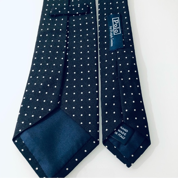 POLO BY RALPH LAUREN  TIE MADE IN ITALY  100% SILK - Picture 4 of 6
